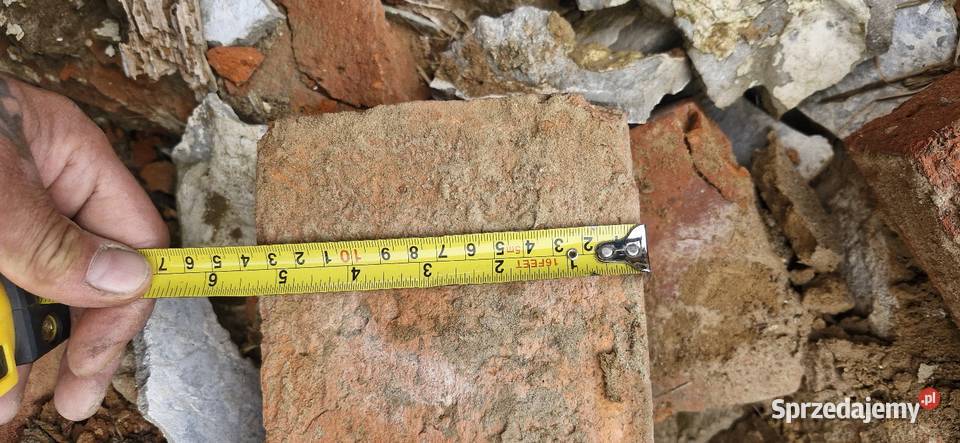 Cegła rozbiórkowa pruska twarda Wymiary na Sokolica sprzedam