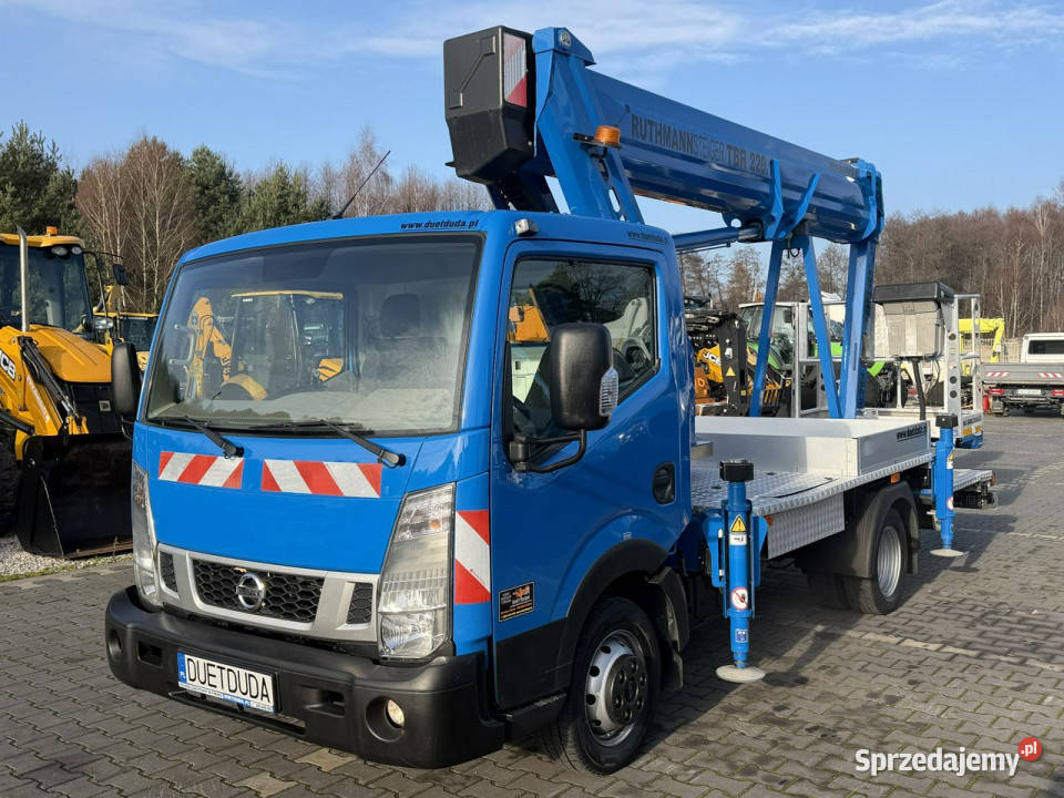 Nissan Cabstar Podnośnik Koszowy 22m RUTHMANN 2488cm3 świętokrzyskie Widełki
