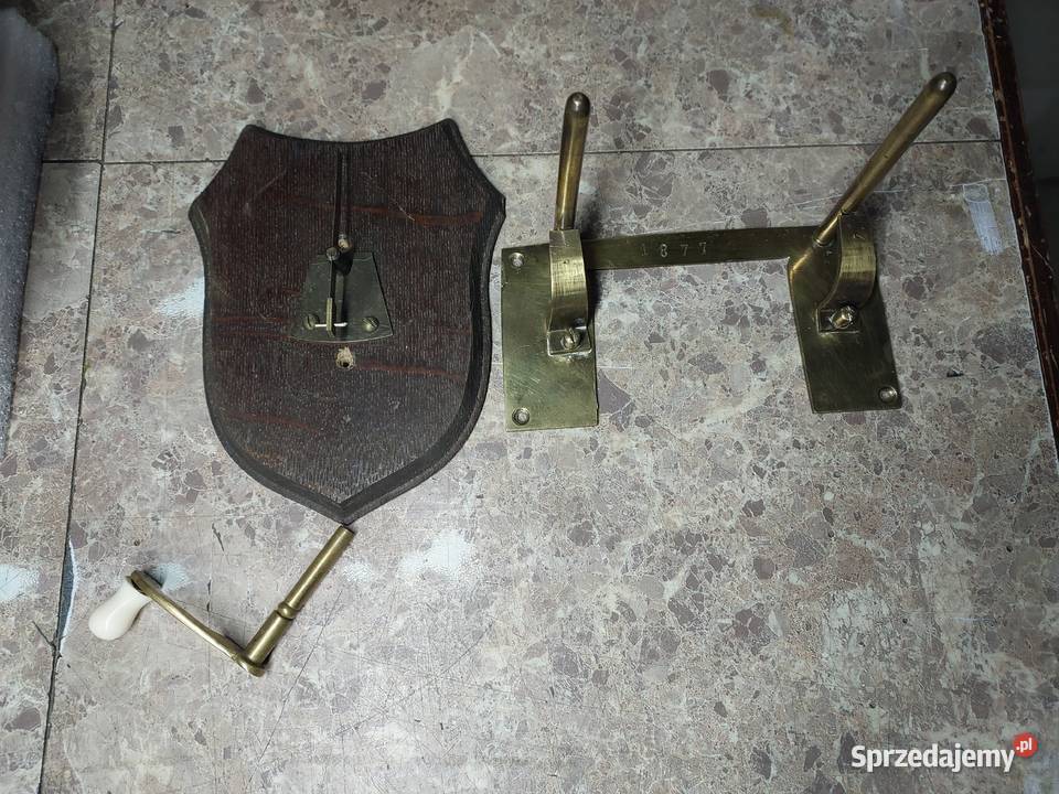 161 Zestaw mechanizm starego zegara kwadransowy Tczew