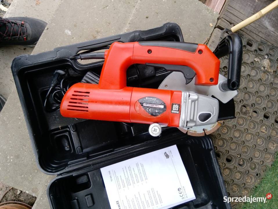 Bruzdownica do betonu 1300W Einhell Nowy Dwór Mazowiecki