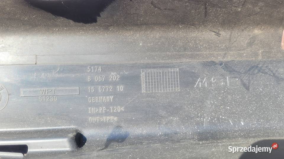 BMW 3 GT F34 KIEROWNICA WLOT POWIETRZA DOLNY osobowe Ruda Śląska