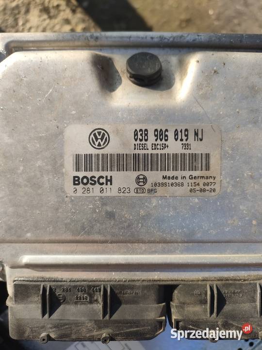 Sterownik ECU 038906019NJ 0281011823 Volkswagen Gdynia