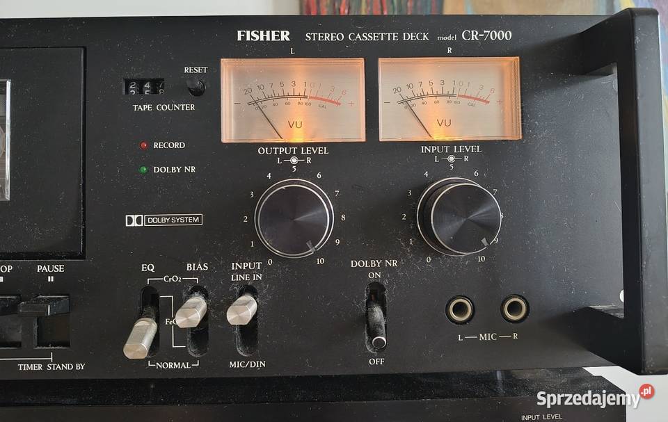 Magnetofon deck vintage Fisher CR7000 Warszawa