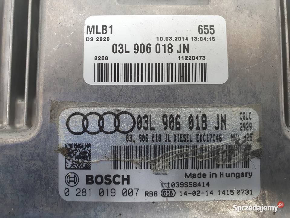 Audi Q5 20 TDI STEROWNIK SILNIKA komputer sprzedam