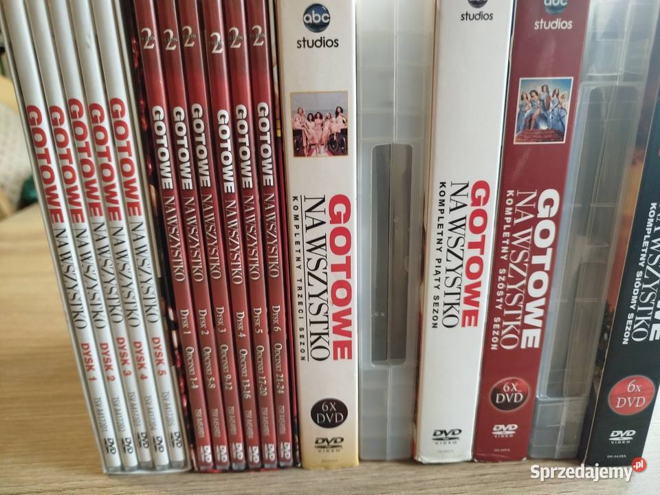 Gotowe na wszystko KOMPLET SEZONY 18 DVD Filmy zachodniopomorskie Szczecin sprzedam