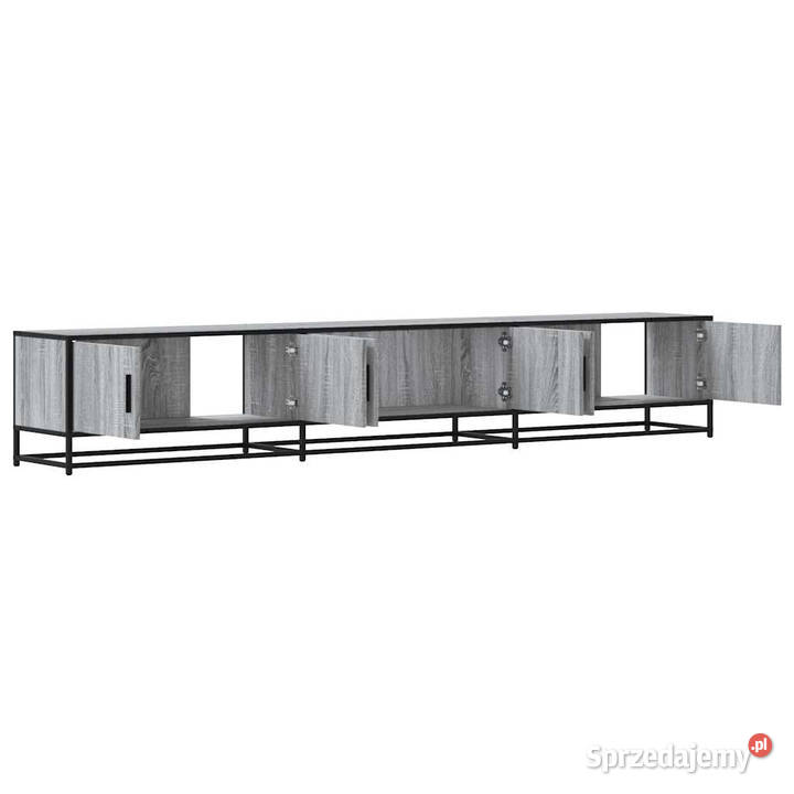 Szafka pod telewizor szary dąb sonoma 240x35x41 mazowieckie Warszawa