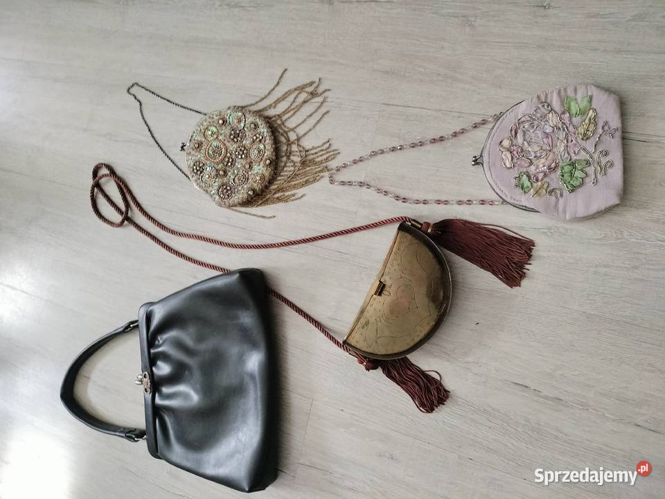 Torebki vintage stare różne sztukę Choszczno