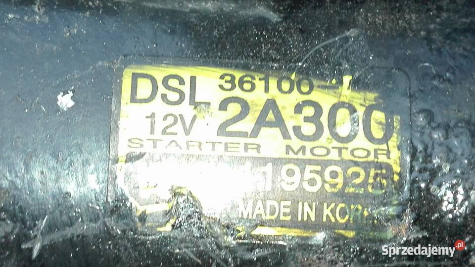 Kia Cedd Hyundai 16 CRDI Rozrusznik Zbiersk-Cukrownia sprzedam