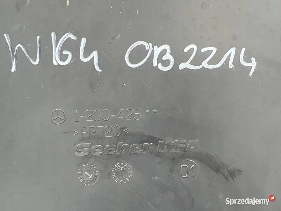 OBUDOWA FILTRA POWIETRZA WLOT ML W164 1648300153 osobowe