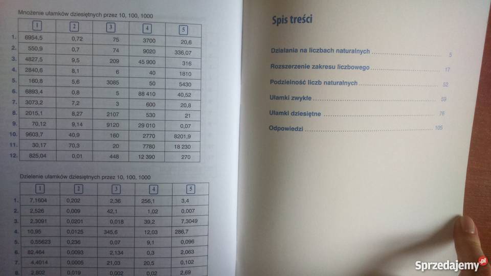 Matematyka wokół nas Ćwiczenia Wyrównawcze kl4 Olsztyn