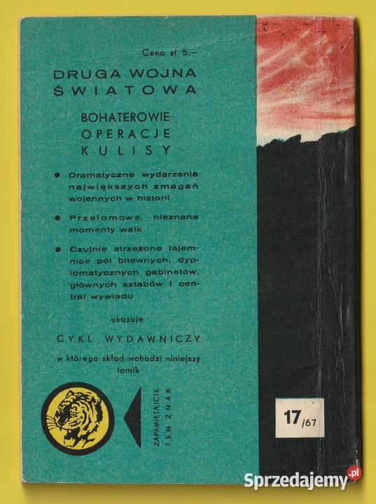 ŻÓŁTY TYGRYS SALWY ODRĄ 1967 Łódź