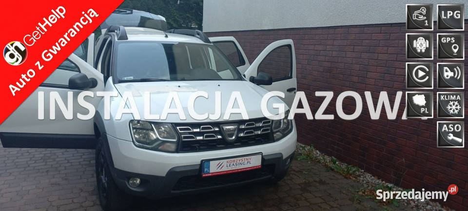 Dacia Duster 16 SCE 115 LPG Salon 235 Netto FV23 pomorskie sprzedam