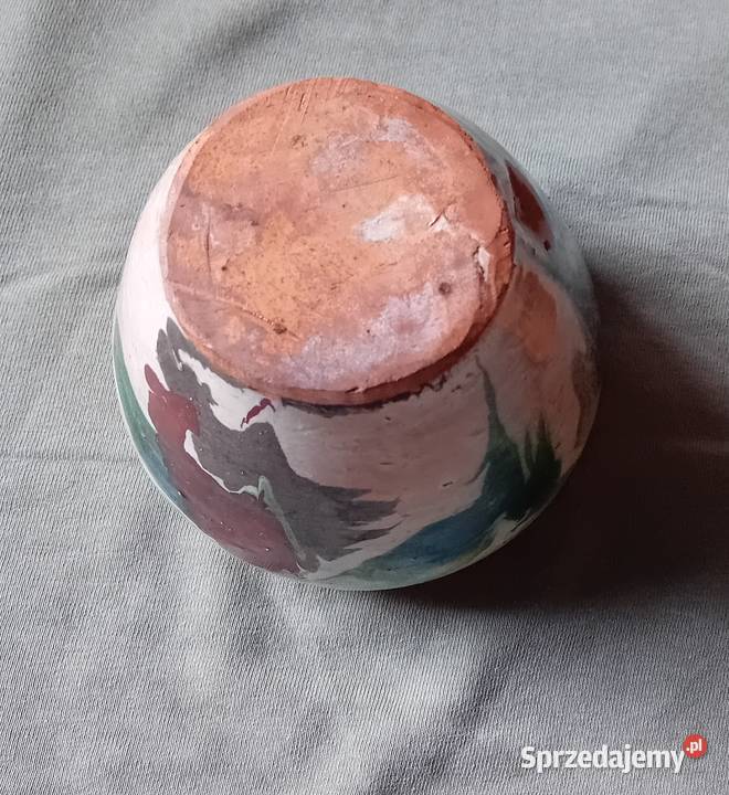 Ceramiczna ikebana pikasiak PRL Koźminek sprzedam