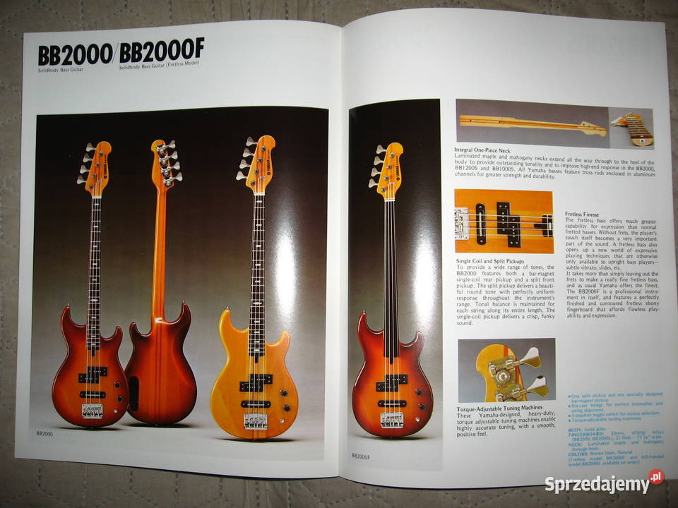 Yamaha Electric Guitars katalog gitar Kępice