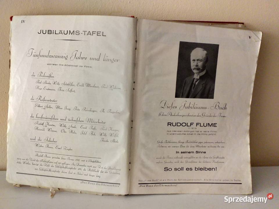 Das Flume Buch 1937 Wydanie Pierwsze Oryinał Dom Bydgoszcz