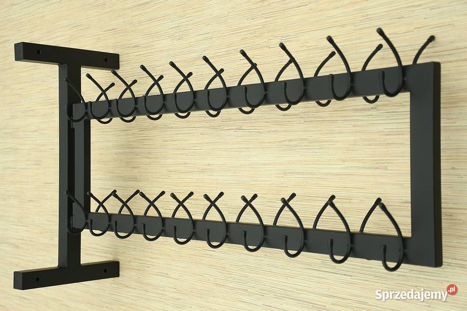 WIESZAK SKŁADANY NA ZAWIASACH DO SZATNI METALOWY 30cm Wieszaki Siepraw