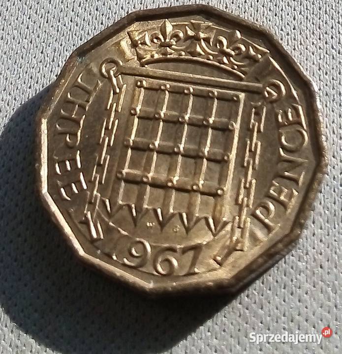 WIELKA BRYTANIATHREE PENCE1967 r Legionowo sprzedam