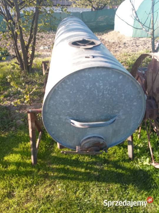 Beczka ocynkowana na czystą wodą 1 000 litrów Zbiorniki Rolnictwo