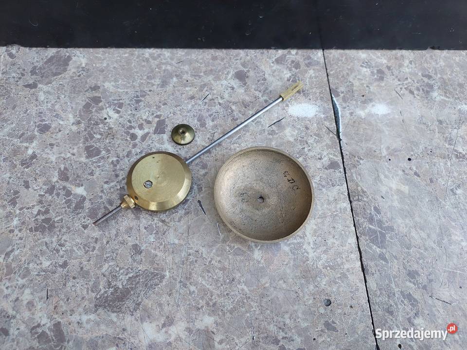 Stary zegar kominkowy Vincenti Cie kandelabry pomorskie Tczew