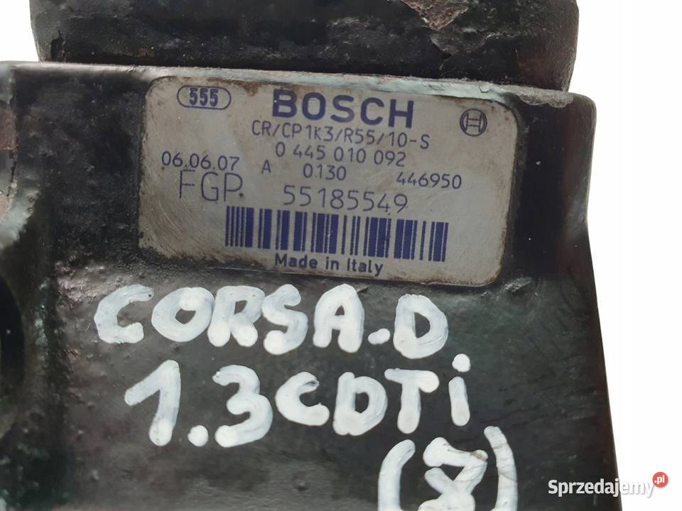 POMPA WTRYSKOWA Opel Corsa D Meriva A B 13 CDTI Chełm