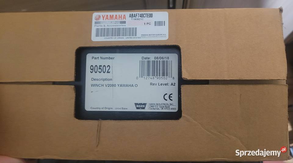 NOWA Wyciągarka WARN Vantage 2000 ST Yamaha OEM Szczecin