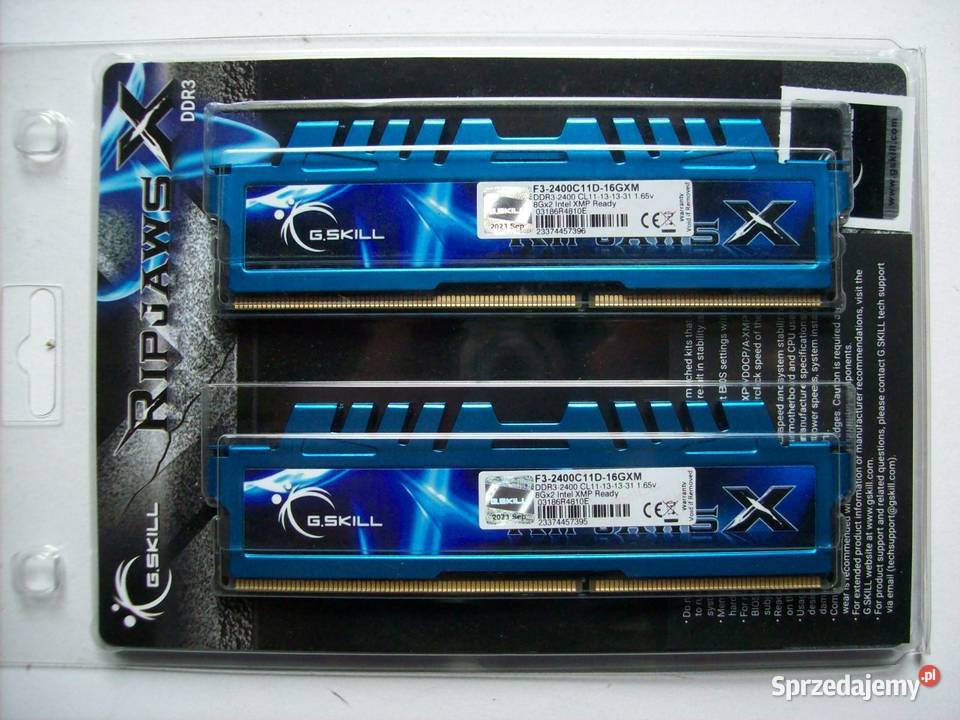 Sprawna pamięć RAM DDR3 Kingston HyperX GSkill Radom