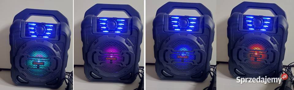przenośny głośnik karaoke mikrofon efekty Kielce sprzedam