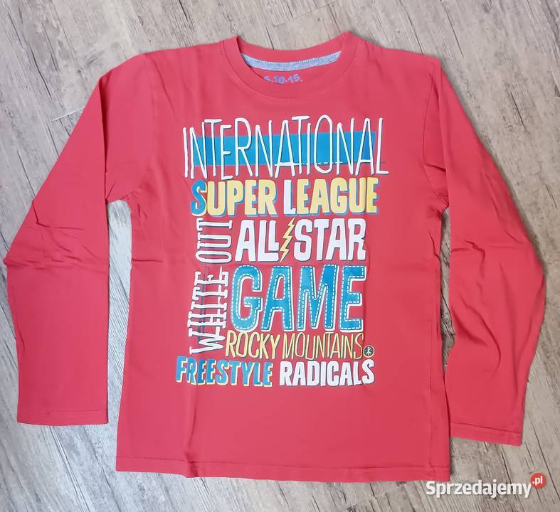 Czerwona bluza 51015 rozmiar 152 Zbylitowska Góra