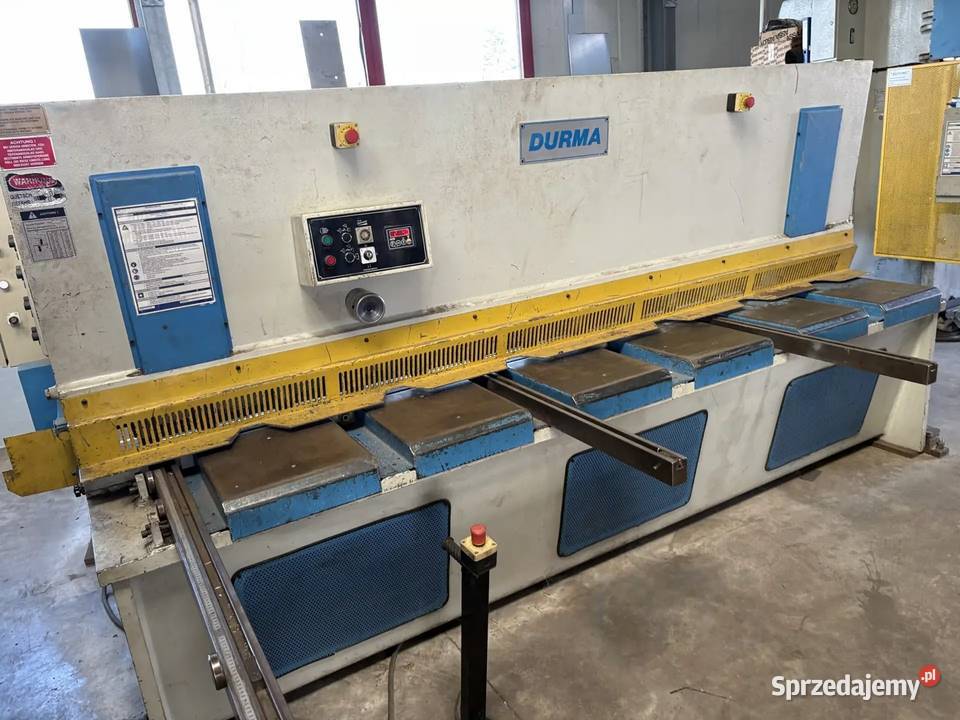 Gilotyna hydrauliczna do blachy