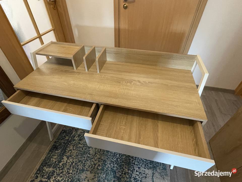 Biurko z nadstawką dąb sonoma lubelskie Lublin