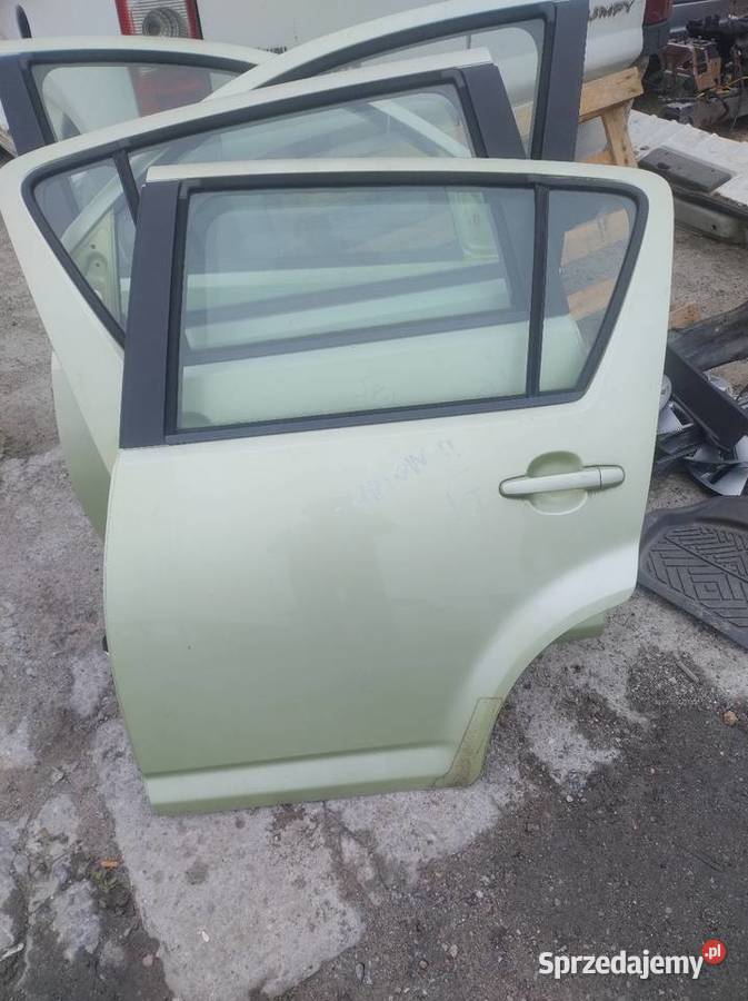 Drzwi Przednie Tylne Lak X07Zielone Daihatsu osobowe Drzwi Elbląg