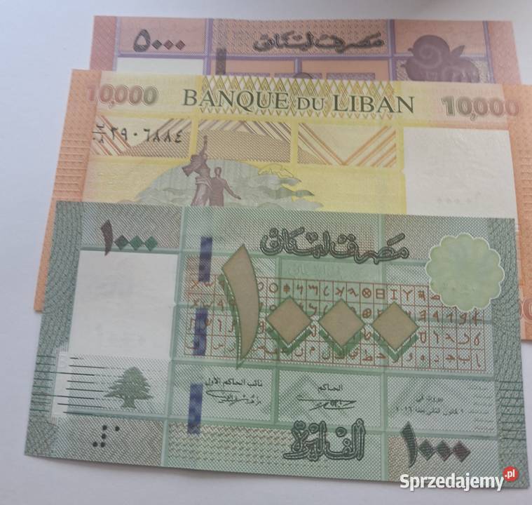 LIBAN3 BANKNOTYKAŻDY INNYCAŁEŁADNE Legionowo sprzedam