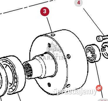 Massey Ferguson 8470 8480 Obudowa Kosza Sprzęgła Jastrzębniki