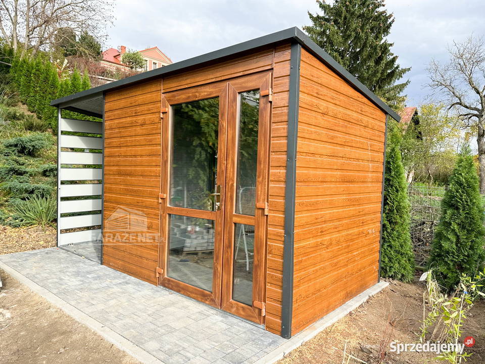 SCHOWEK DOMEK OGRODOWY 25m x 2m WIATA 13M SPAD W małopolskie Łapanów