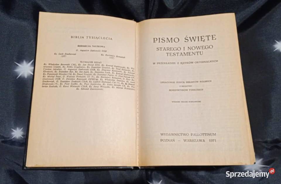 Pismo Święte Starego i Nowego Testamentu Biblia Poznań sprzedam