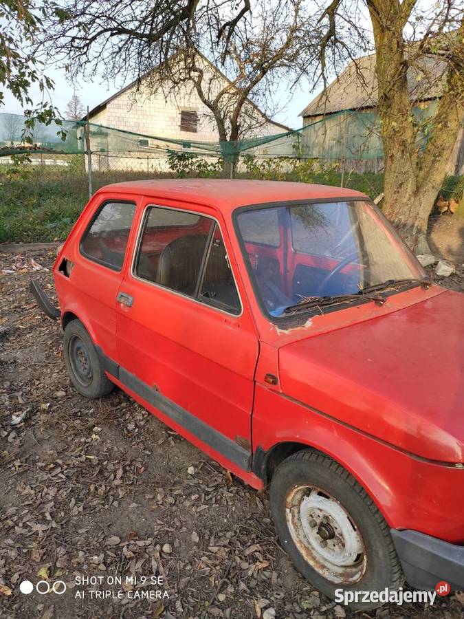 Fiat 126p Zarejstrowany papiery dokumenty maluch nieuszkodzony Siedlce