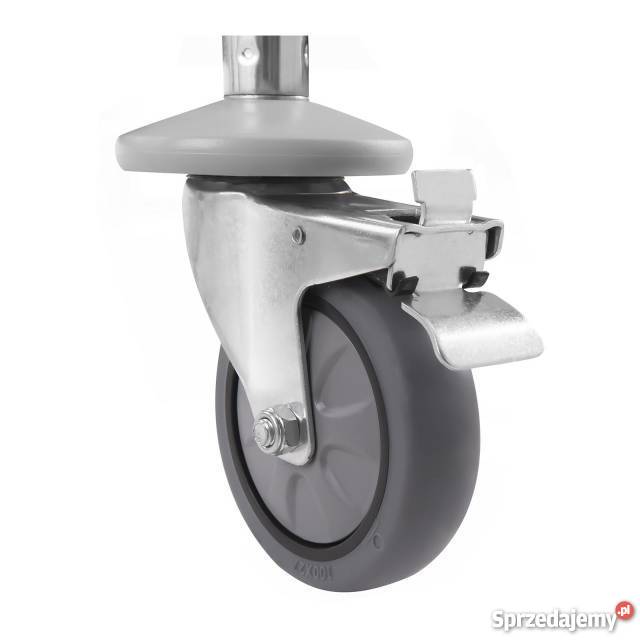 Wózek kelnerski transportowy z relingami 2 półki sprzedam