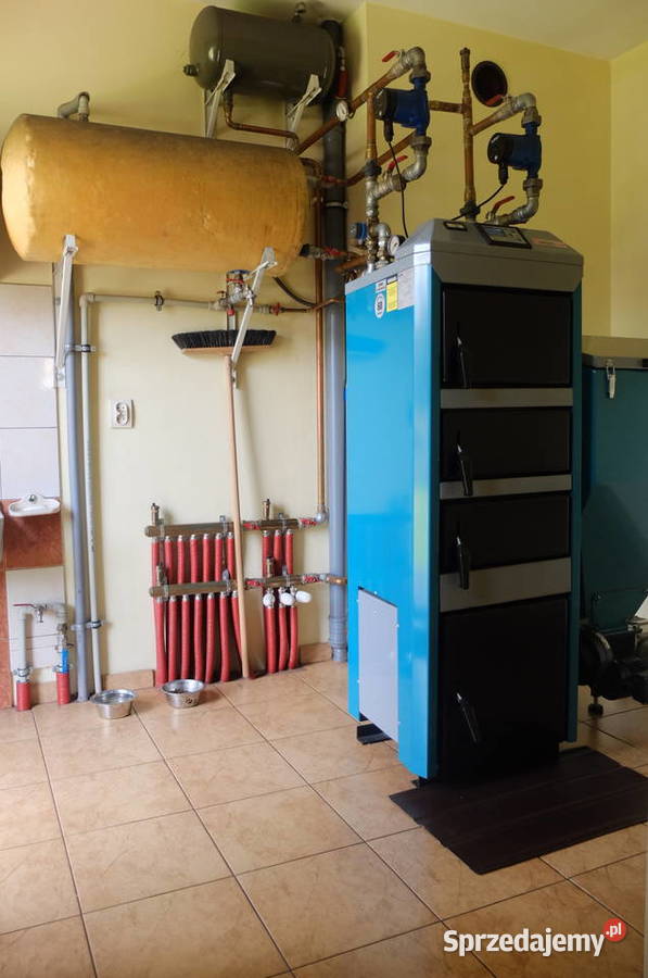 KOTŁOWNIA KOMPLETNA piec eko groszek SETLANS stal łódzkie Parzno