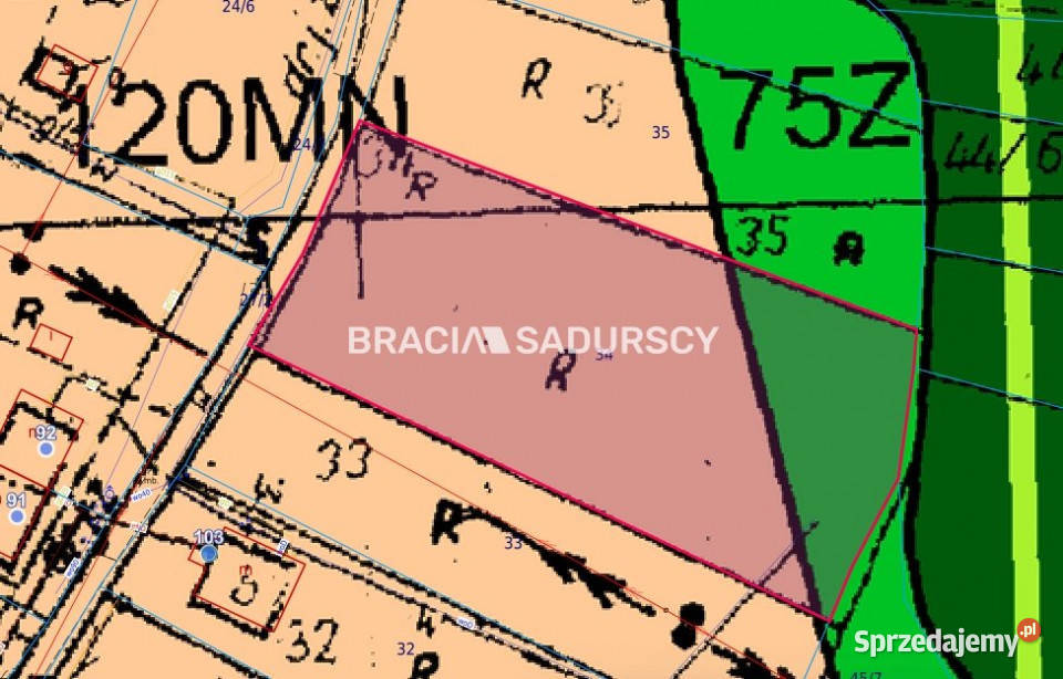 Grunt Wieliczka 2700m2 małopolskie