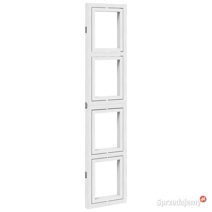 Parawan pokojowy 3panelowy biały lite drewno mazowieckie