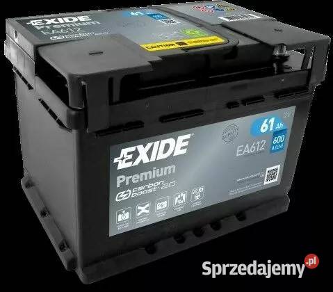 Akumulator 61Ah 600A Exide Premium Akumulatory Układ elektryczny, zapłon Sanok