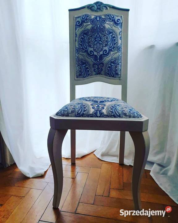 Krzesło glamour po renowacji