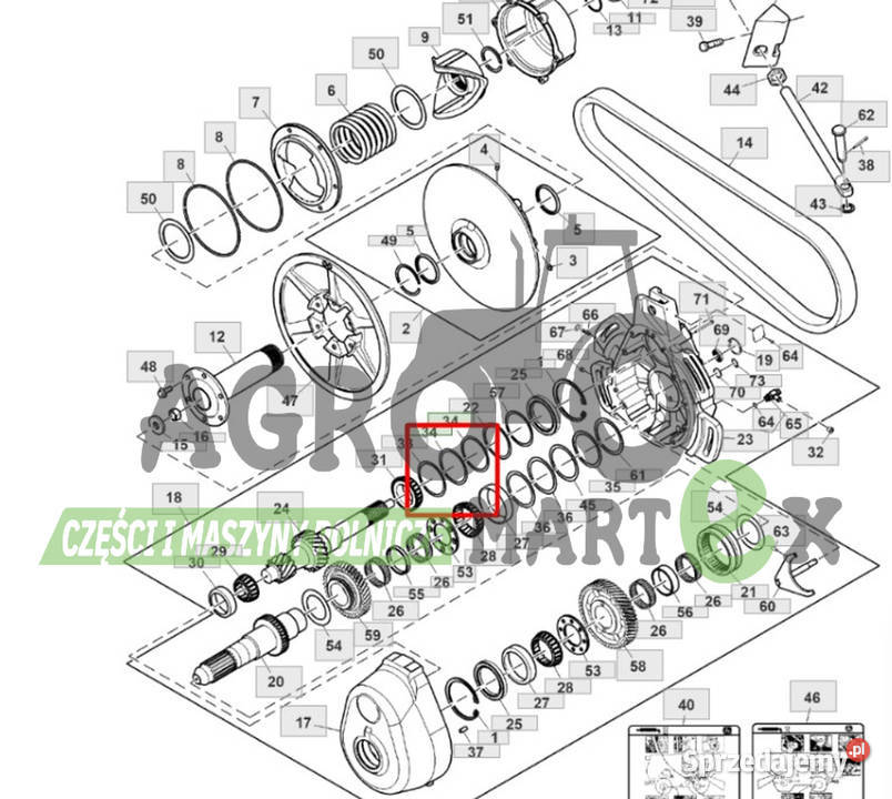 L31859 PODKŁADKA REGULACYJNA 02mm JD Wichrów