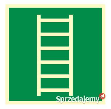 Naklejka BHP Drabina ewakuacyjna AB005 Kamionna