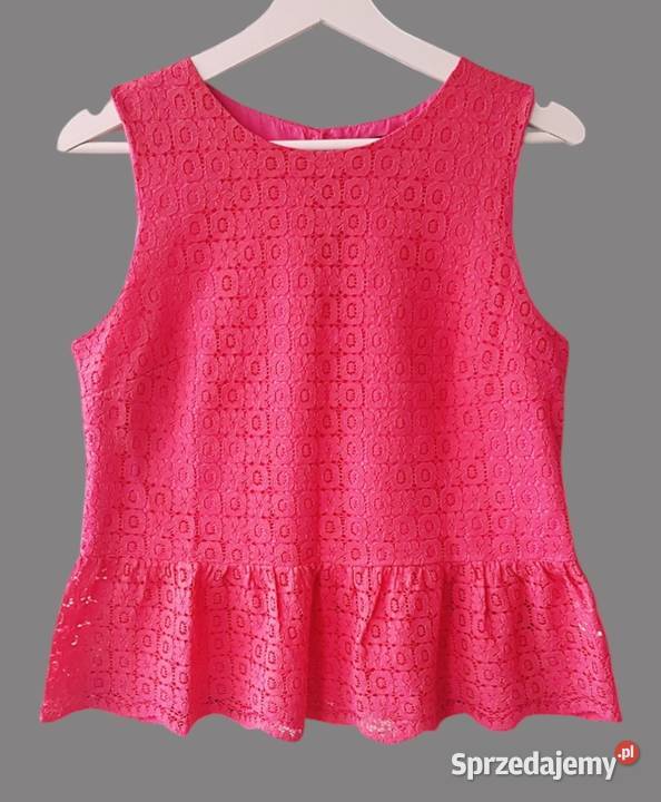 Damska elegancka bluzka koronkowa różowa bez małopolskie Chrzanów