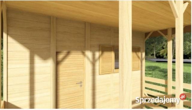Domek letniskowy ogrodowy całoroczny 4x2 15mm Korczyna