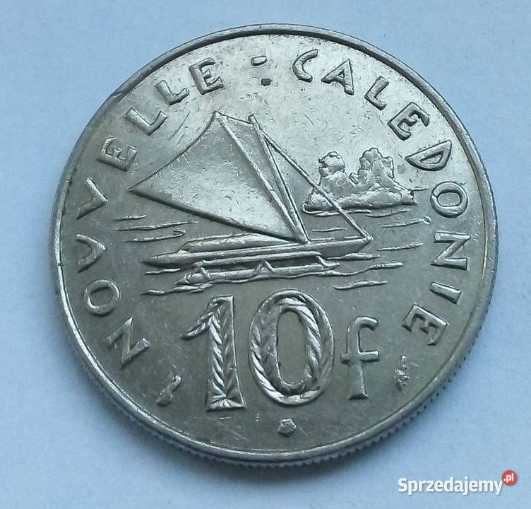 NOWA KALEDONIA10 FRANCS1990 r Legionowo