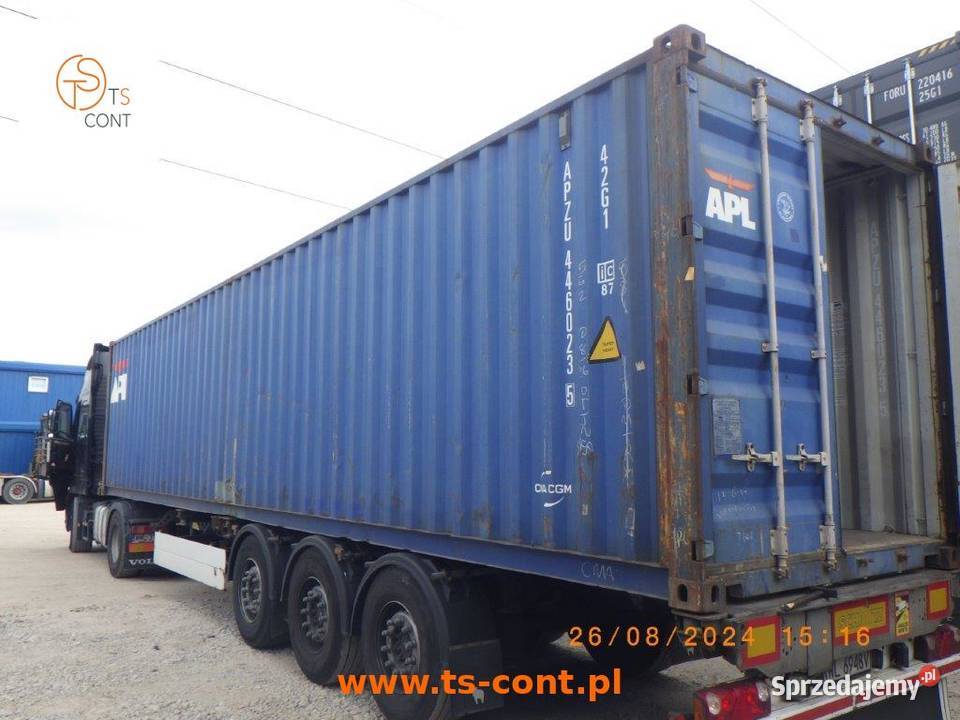 Kontener morski magazynowy budowlany 40 HC CW Olsztyn sprzedam