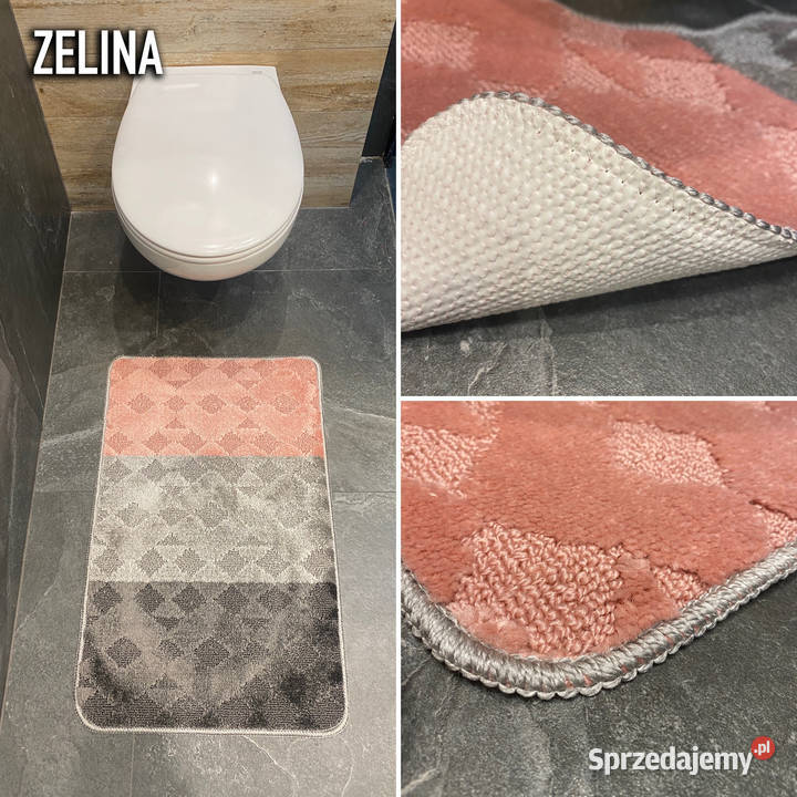 DYWANIK ŁAZIENKOWY 50X80 ZELINA ANTYPOŚLIZOGWY 1 Białystok