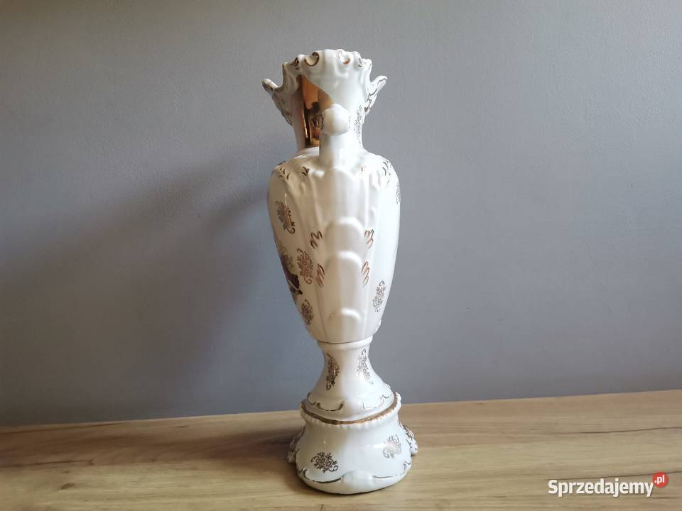 Stary duży unikatowy wazon porcelana Janina Katowice